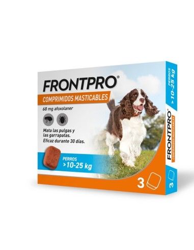 Antiparasitario Masticable para Perros de 10 a 25 kg FRONTPRO